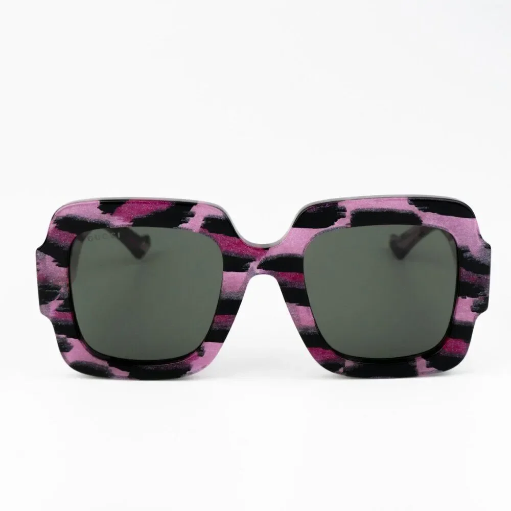 NEW Gucci GG1547S 003 Black Grey Women Square Sunglasses GG 1547S
